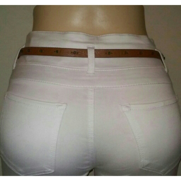 Brown Belt w/ Turquoise Stitching - Picture 3 of 3